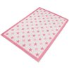 ALFOMBRA DE POLIESTER ESTAMPADA 80 X 120CM MODELO PINKREDSTARS MULTICOLOR