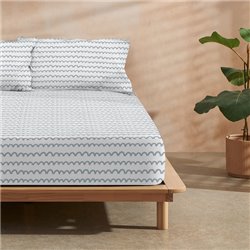 FUNDA NÓRDICA 100% ALGODÓN MODELO ALKAMAR PARA CAMA DE 90 ( 155X220 CM)