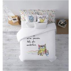 FUNDA NÓRDICA 100% ALGODÓN MODELO LÍOS CATALÀ PARA CAMA DE 180 (260X240 CM)