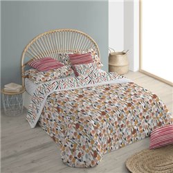 FUNDA NÓRDICA 100% ALGODÓN MODELO ZURI PARA CAMA DE 90 ( 155X220 CM)