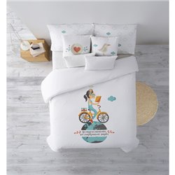 FUNDA NÓRDICA 100% ALGODÓN MODELO BICI PARA CAMA DE 150/160 (240X240CM.)