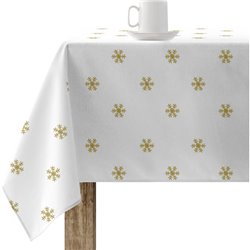 MANTEL RESINADO ANTIMANCHAS MODELO SNOWFLAKES GOLD