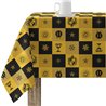 MANTEL RESINADO (TACTO PLASTIFICADO) ANTIMANCHAS MODELO HUFFLEPUFF CHRISTMAS