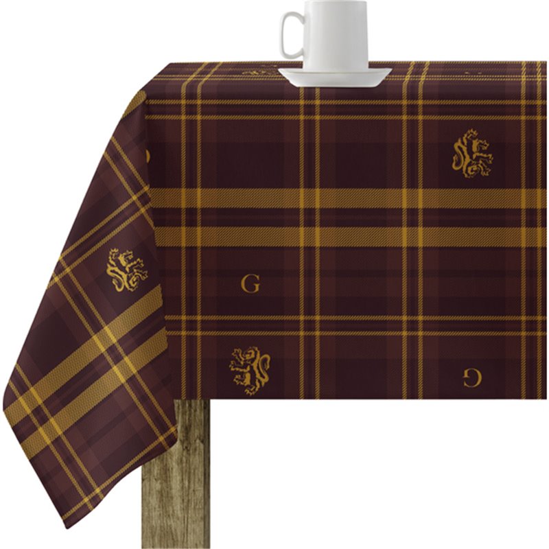 MANTEL RESINADO (TACTO PLASTIFICADO) ANTIMANCHAS MODELO GRYFFINDOR CUADRO