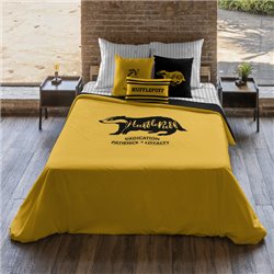 FUNDA NÓRDICA CON BOTONES 100% ALGODÓN MODELO HUFFLEPUFF VALUES PARA CAMA DE 150/160 (240X220 CM)