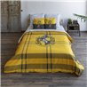 FUNDA NÓRDICA CON BOTONES 100% ALGODÓN MODELO CLASSIC HUFFLEPUFF PARA CAMA DE 150/160 (240X220 CM)