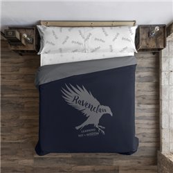 FUNDA NÓRDICA CON BOTONES 100% ALGODÓN MODELO RAVENCLAW VALUES PARA CAMA DE 90 ( 155X220 CM.)