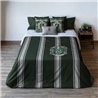 FUNDA NÓRDICA CON BOTONES 100% ALGODÓN MODELO SLYTHERIN RAYAS PARA CAMA DE 150/160 (240X220 CM)