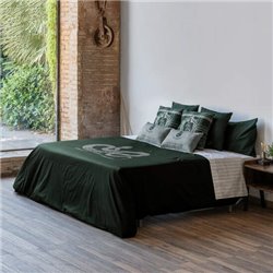 FUNDA NÓRDICA CON BOTONES 100% ALGODÓN MODELO SLYTHERIN VALUES PARA CAMA DE 90 ( 155X220 CM.)