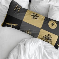 FUNDA DE ALMOHADA 100% ALGODÓN HOGWARTS CUADROS NAVIDAD CAMA DE 90.