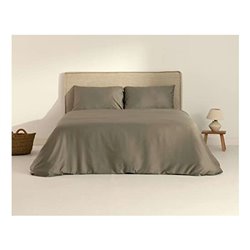 FUNDA NÓRDICA SATÉN 300 HILOS DESERT SAGE PARA CAMA DE 135/140 (220X220 CM)