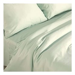 FUNDA NÓRDICA SATÉN 300 HILOS MINT PARA CAMA DE 105 (180X220 CM)