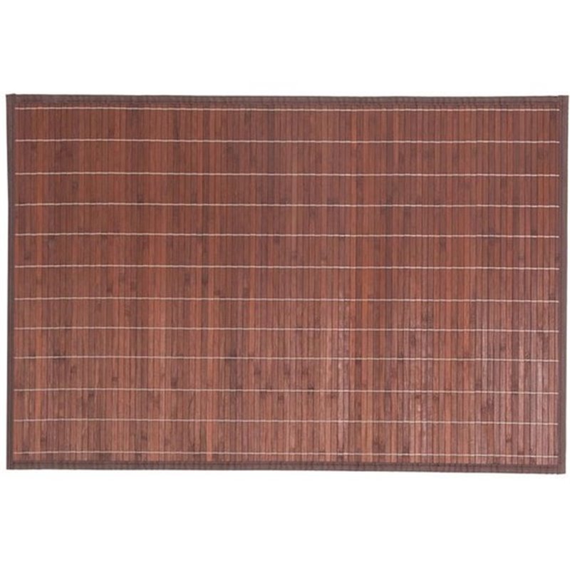 ALFOMBRA BAMBOO 60X90CM MARRÓN OSCURO