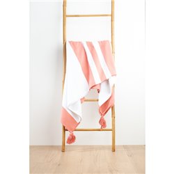 PLAID VERANO SLAVIA - SALMON - 180X220 CM - Teknashop Ltd