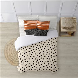 FUNDA NÓRDICA 100% ALGODÓN MODELO VITORIA BEIG PARA CAMA DE 200X200 CM. 