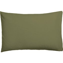 FUNDA DE ALMOHADA VERDE OLIVA 45X155