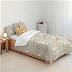 FUNDA NÓRDICA CON BOTONES 100% ALGODÓN MODELO SIMPLY TAZ PARA CAMA DE 80 (140X200 CM.) - Teknashop Ltd