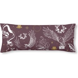 FUNDA DE ALMOHADA 100% ALGODÓN HPOTTER CREATURES CAMA DE 90. 