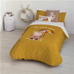 FUNDA NÓRDICA CON BOTONES 100% ALGODÓN MODELO NO BAD DAYS PARA CAMA DE 80 (140X200 CM.) - Teknashop Ltd