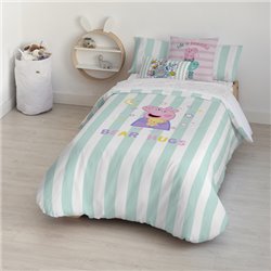 FUNDA NÓRDICA CON BOTONES 100% ALGODÓN MODELO BEAR HUGS PARA CAMA DE 80 (140X200 CM.) - Teknashop Ltd