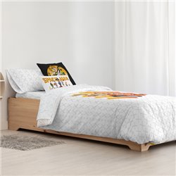 FUNDA NÓRDICA CON BOTONES 100% ALGODÓN MODELO TUNE SQUAD PARA CAMA DE 80 (140X200 CM.) - Teknashop Ltd