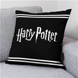 FUNDA DE COJÍN 100% ALGODÓN 45X45CM MODELO HARRY POTTER BLACK A - Teknashop Ltd