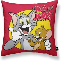 FUNDA DE COJÍN 100% ALGODÓN 45X45CM MODELO TOM & JERRY A - Teknashop Ltd