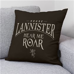 FUNDA DE COJÍN 100% ALGODÓN 45X45CM MODELO LANNISTER A - Teknashop Ltd