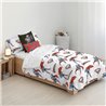 FUNDA NÓRDICA CON BOTONES 100% ALGODÓN MODELO MAN OF STEEL PARA CAMA DE 180 (260X240 CM) - Teknashop Ltd