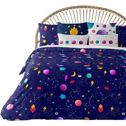 FUNDA NÓRDICA 100% ALGODÓN MODELO COSMOS PARA CAMA DE 180 (260X240 CM) - Teknashop Ltd