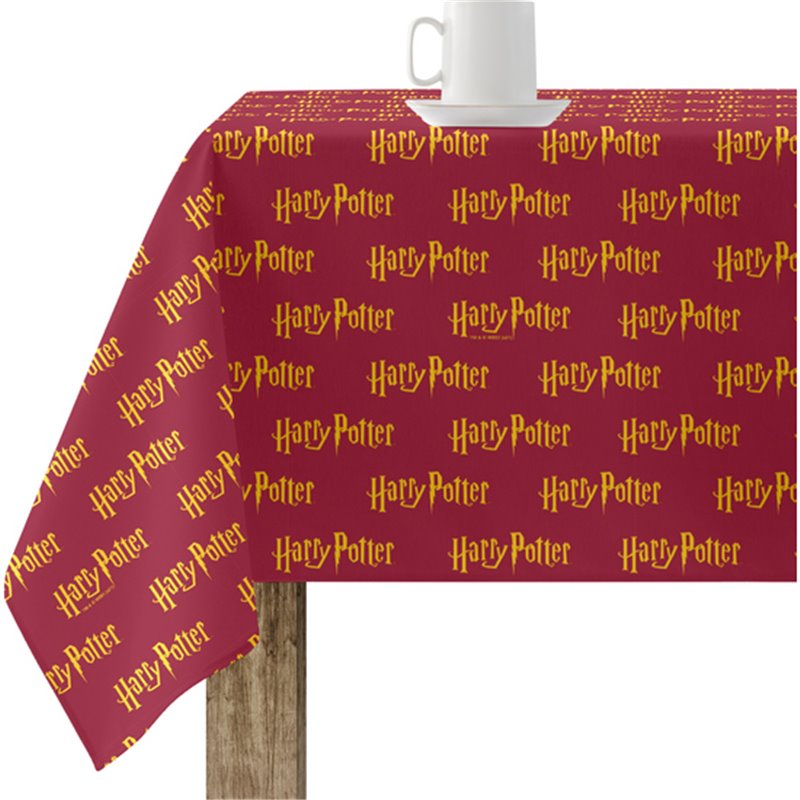 MANTEL RESINADO (TACTO PLASTIFICADO) ANTIMANCHAS MODELO HARRY POTTER BASIC 5 RED - Teknashop Ltd