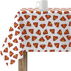 MANTEL RESINADO (TACTO PLASTIFICADO) ANTIMANCHAS MODELO SUPERMAN WHITE - Teknashop Ltd