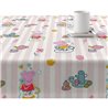 MANTEL RESINADO (TACTO PLASTIFICADO) ANTIMANCHAS MODELO PEPPA PIG FLOWERS 1 - Teknashop Ltd