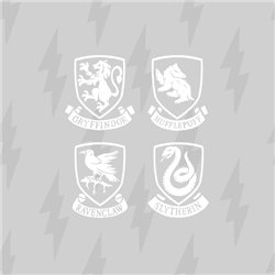 FUNDA NÓRDICA CON BOTONES 100% ALGODÓN MODELO HOGWARTS SHIELDS PARA CAMA DE 105 (180X240 CM) - Teknashop Ltd