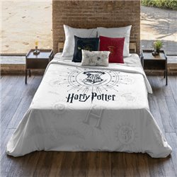 FUNDA NÓRDICA CON BOTONES 100% ALGODÓN MODELO DORMIENS DRACO BLANCO PARA CAMA DE 120 (200X200 CM.) - Teknashop Ltd