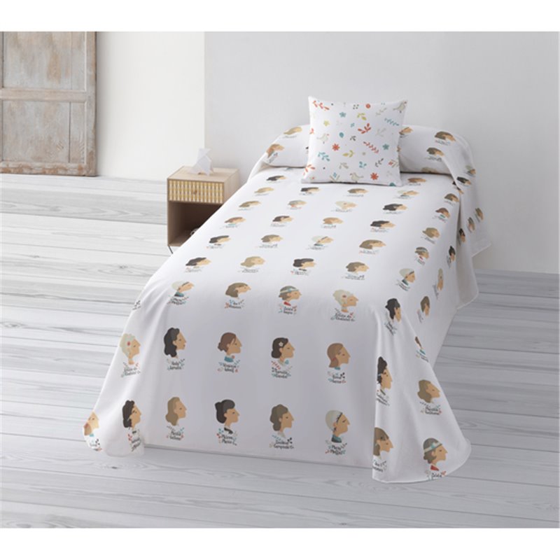 COLCHA BOUTI ENTRETIEMPO DE TUTTI CONFETTI MODELO MUJERES PARA CAMA DE 90 (190X270) - Teknashop Ltd