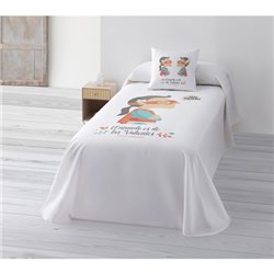 COLCHA BOUTI ENTRETIEMPO DE TUTTI CONFETTI MODELO SUPERHERORE CHICA PARA CAMA DE 90 (190X270) - Teknashop Ltd