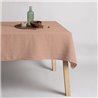 MANTEL HIDROFUGO ANTIMANCHAS LINO 100% DUSTYPINK - Teknashop Ltd