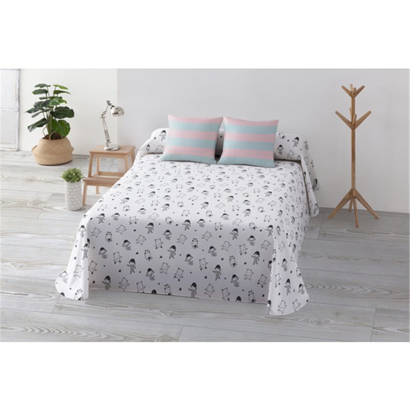 COLCHA BOUTI ENTRETIEMPO MODELO WOW DE LYONA IVANOVA PARA CAMA DE 90 (190X270CM.) - Teknashop Ltd