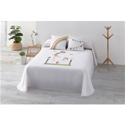 COLCHA BOUTI ENTRETIEMPO DE TUTTI CONFETTI MODELO FUNAMBULISTA PARA CAMA DE 90 (190X270) - Teknashop Ltd