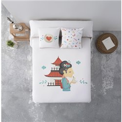 COLCHA BOUTI ENTRETIEMPO DE TUTTI CONFETTI MODELO JAPONESA PARA CAMA DE 90 (190X270) - Teknashop Ltd