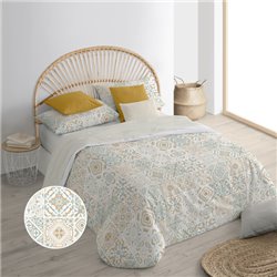 FUNDA NÓRDICA 100% ALGODÓN MODELO TAURANGA PARA CAMA DE 90 ( 155X220 CM) - Teknashop Ltd