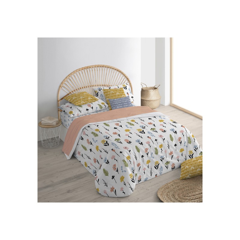 FUNDA NÓRDICA 100% ALGODÓN MODELO ARONA PARA CAMA DE 200X200 CM - Teknashop Ltd