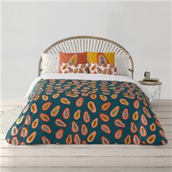 FUNDA NÓRDICA 100% ALGODÓN MODELO MUMBAI PARA CAMA DE 90 ( 155X220 CM)