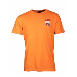 Soccer Shirt Short Sleeve Men's Orange Size XXL