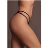 LE DÉSIR FAYE - TANGA AJUSTABLE CON TIRAS - NEGRO