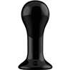 GLOBY - GLASS VIBRATOR - WITH SUCTION CUP AND REMOTE - RECHARGEABLE - 10 VELOCIDADES - NEGRO