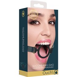 OUCH HALO - SILICONE RING GAG - VERDE