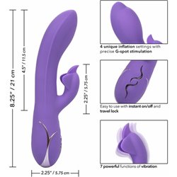 VIBRADOR PUNTO G DOBLE ESTIMULACIÓN - MORADO 