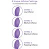 VIBRADOR PUNTO G DOBLE ESTIMULACIÓN - MORADO 